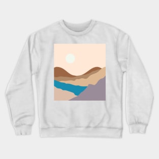 mountain art Crewneck Sweatshirt